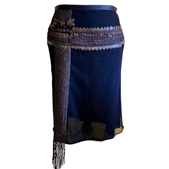 Vintage Fendi Beaded Skirt. European Size 40 - American 4. See measurements. - Picture 3 of 15